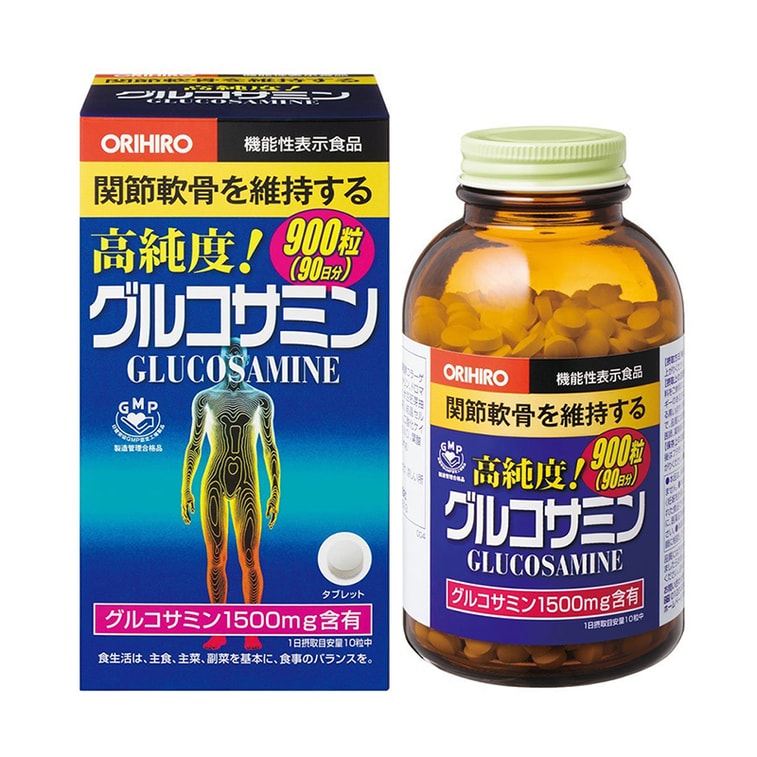 商品详情 - [日本直邮]  ORIHIRO 立喜乐高纯度氨基葡萄糖软骨素 900粒 - image0