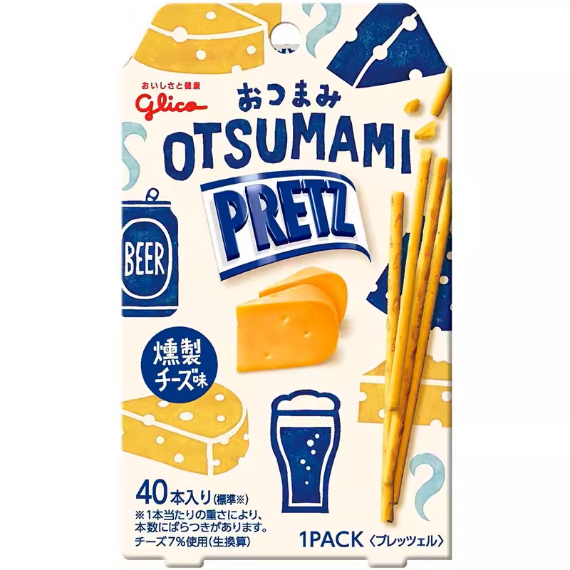 日本直送」江崎グリコ・プリッツ 燻製チーズ味 40本入り 24g - Weee!