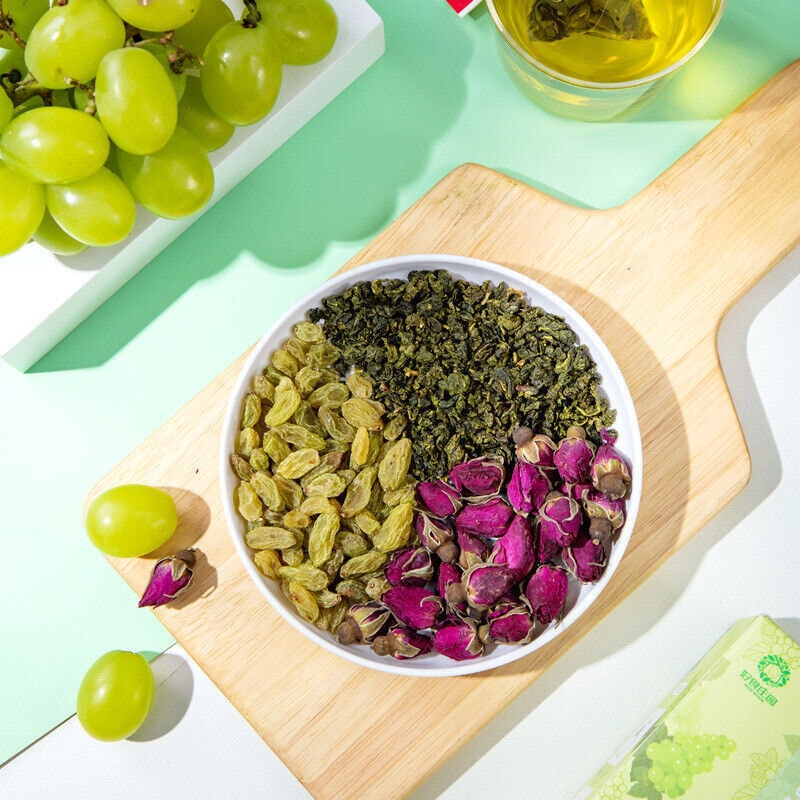 高级茶系列【葡萄乌龙茶】口感清甜 满口芳香 果香醇厚 60克 冷泡茶水果茶冷萃花茶 15茶包装