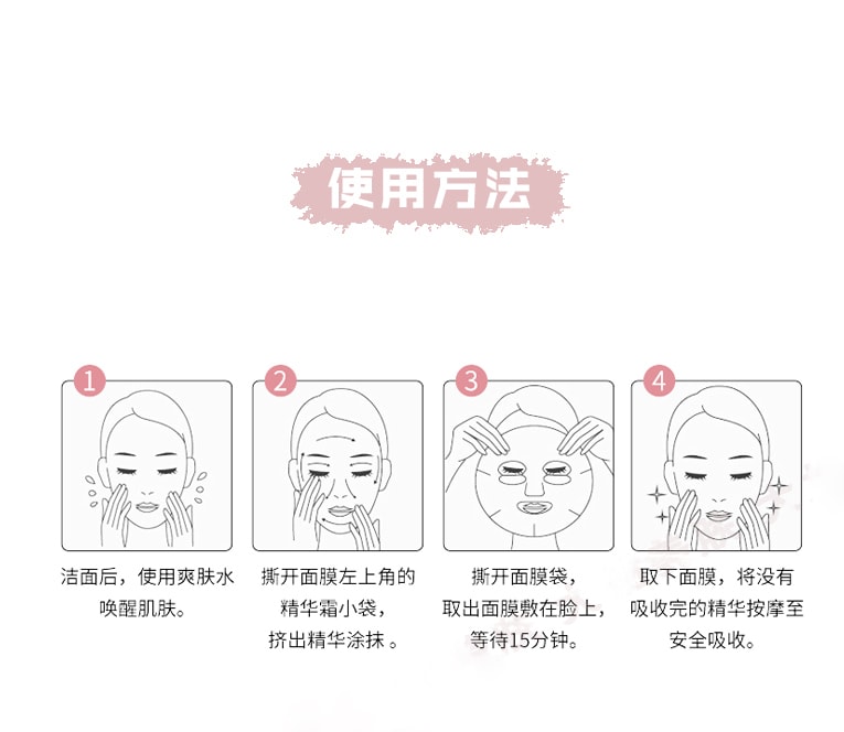 特價【日本直郵】COCOCHI AG抗糖幹細胞面膜 櫻花限定5片