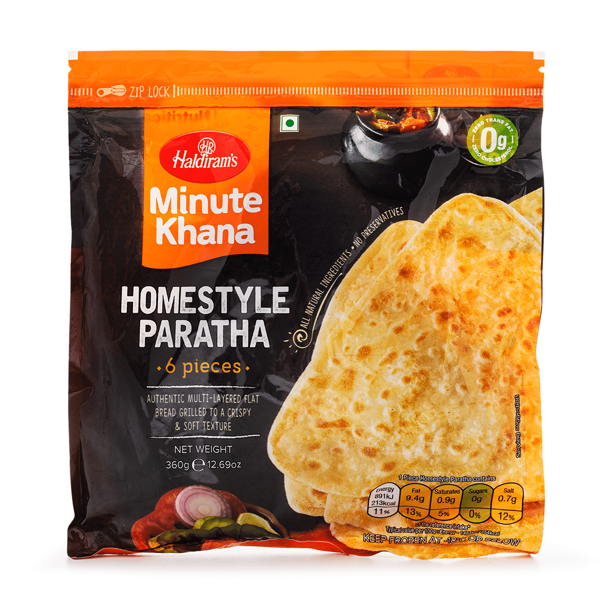 Haldirams Home Style Paratha 360 g