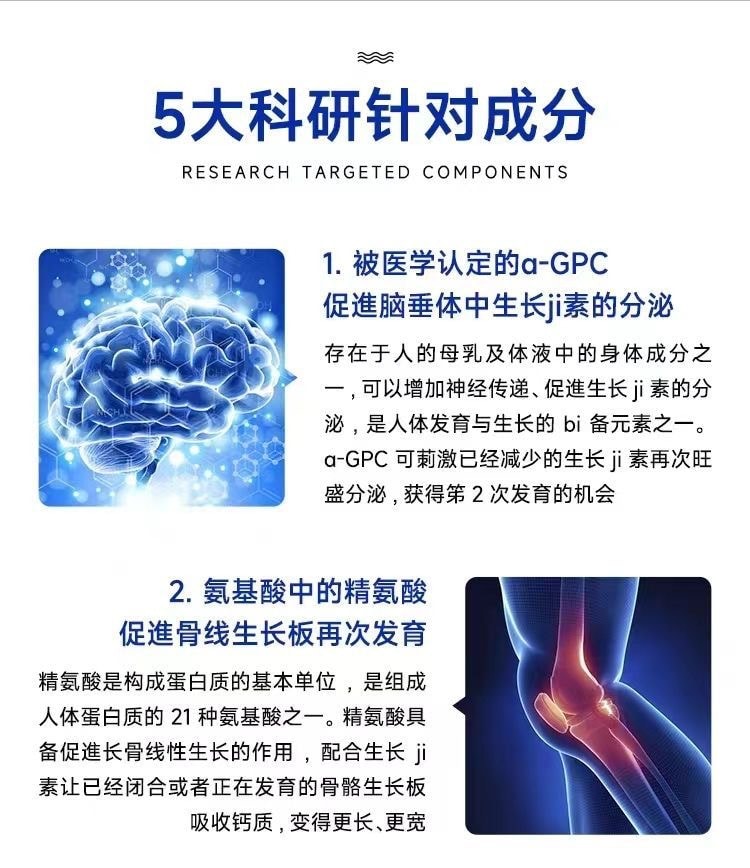 [日本直郵]  現貨GH CREATION 日本增高 骨骼增長 營養補鈣片 EX加強版