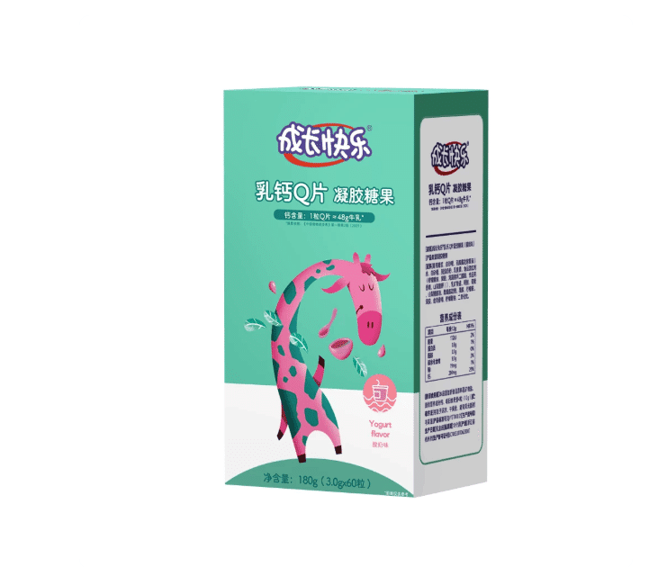 แผ่นแคลเซียมนมสำหรับเด็ก Q Yangshengtang 60แผ่น 180g 180 กรัม