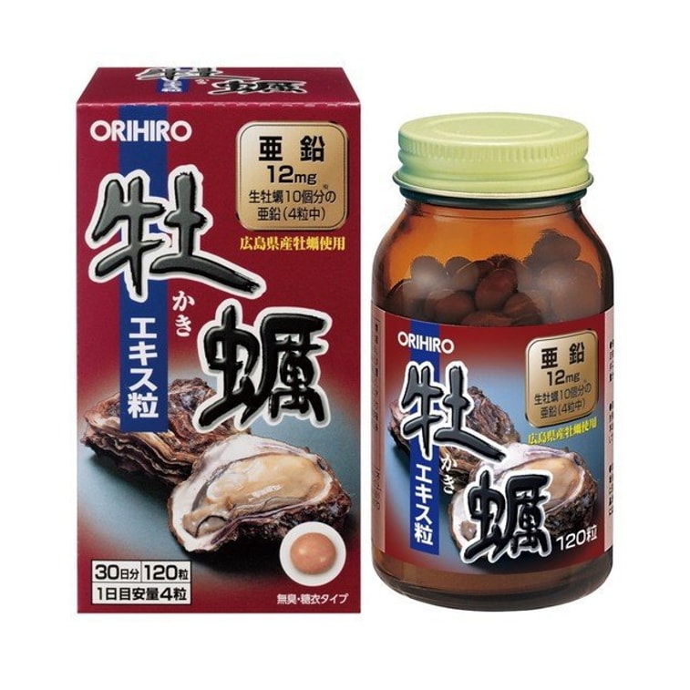 商品详情 - 【日本直邮】日本立喜乐ORIHIRO 牡蛎精华颗粒 120粒 - image0