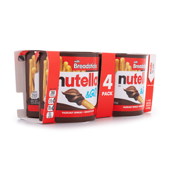 Nutella & Go Snack Packs, Chocolate Hazelnut Spread with Breadsticks 4pk 208 g