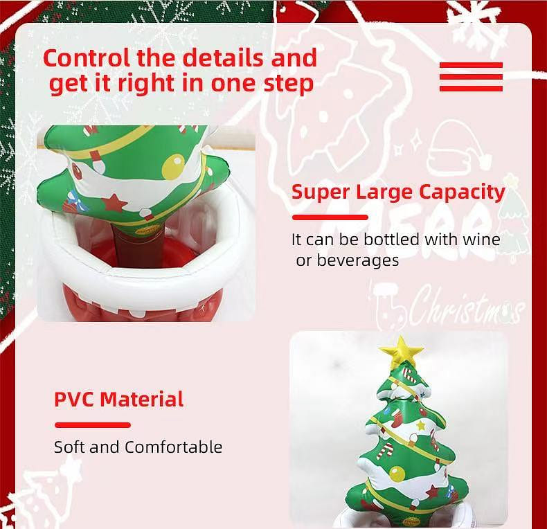Get Christmas Inflatable Christmas Tree Drink Bucket 1 each