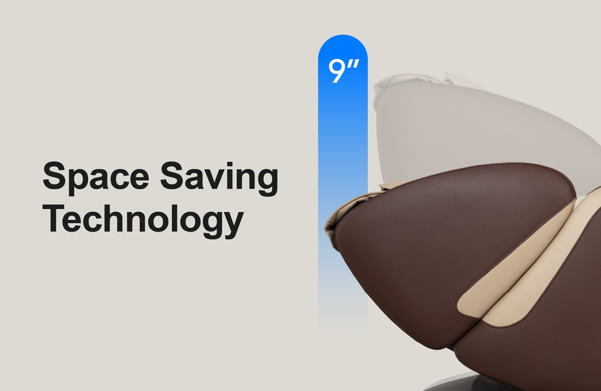 Osaki Champ Space Saving Technology