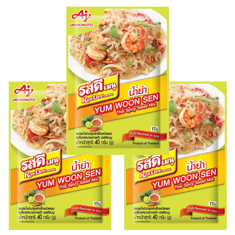 로스 디 태국식 새콤매운 양념 60g 3봉 180 그램