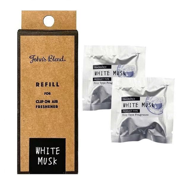 John's Blend - Clip on Air Freshener White Musk Refill | YesStyle