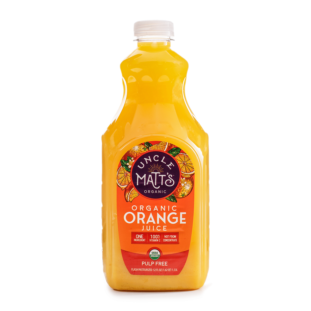 Jugo de naranja, libre de pulpa 52 onza(s)