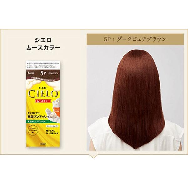 CIELO（シエロ） ムースカラー 5P ダークピュアブラウン hoyu（ホーユー） : 1556939 : LOHACO Yahoo!店 - 通販  - Yahoo!ショッピング