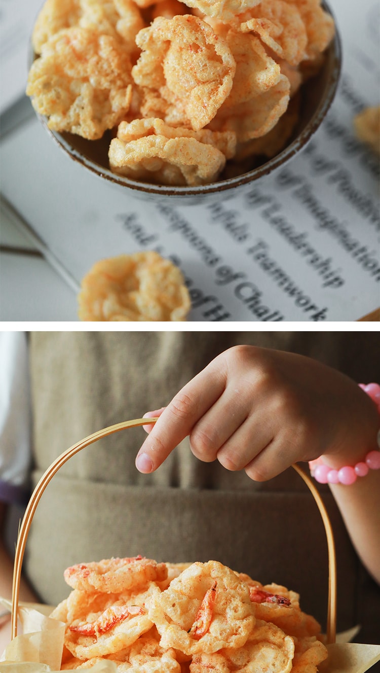 手作健康零食【小辣 樱花虾米饼】非油炸谷物米饼脆 45克 本宫饿了同款