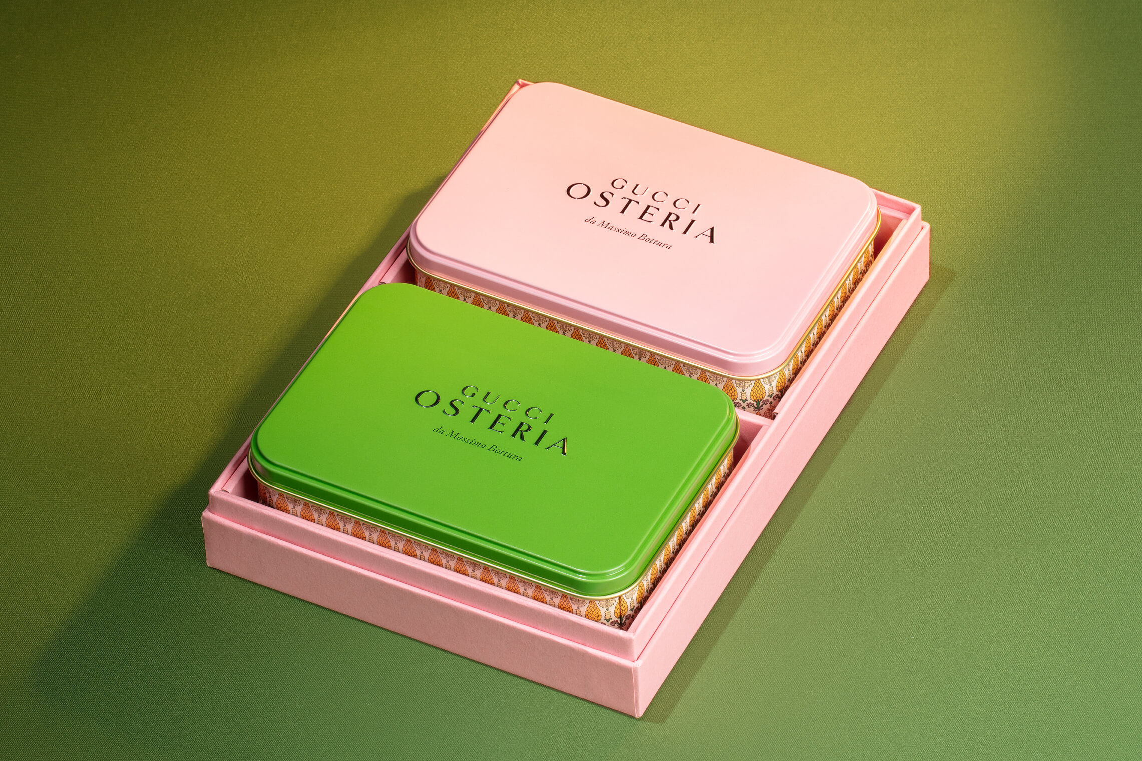 【未開封】GUCCI OSTERIA クッキー缶 極リッチな味わい♪【グッチオステリア】 クッキー缶 スイーツ