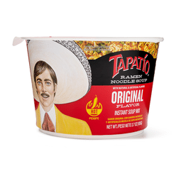 Tapatio Hot Ramen Noodle Soup Cup, Original Flavor 3.7 oz