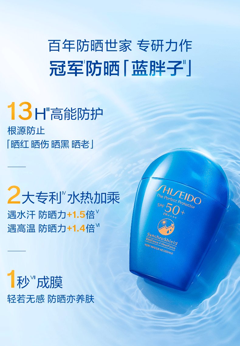 SHISEIDO The Perfect Protector SPF 50+ PA++++ 50ml 50 ml - Weee!