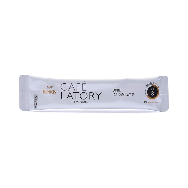商品详情 - 【日本直邮】 AGF Blendy CAFE LATORY 香浓醇厚速溶咖啡牛奶咖啡 11g×8袋 - image3