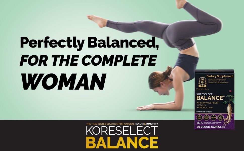 Women's Balance Korean Red Ginseng Capsule Koreselect