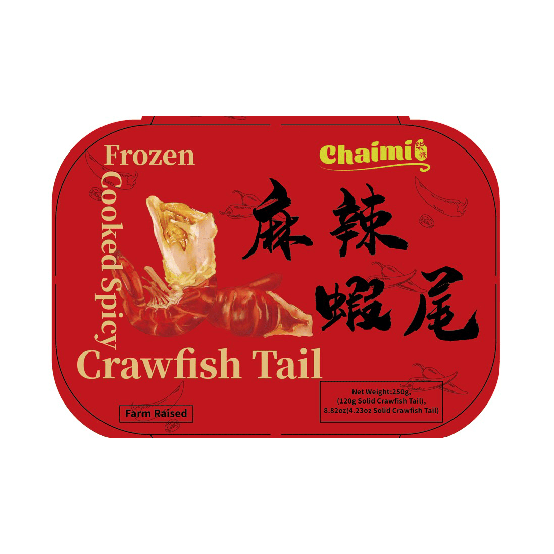ChaiMi Spicy Crawfish Tail, Frozen 250 g