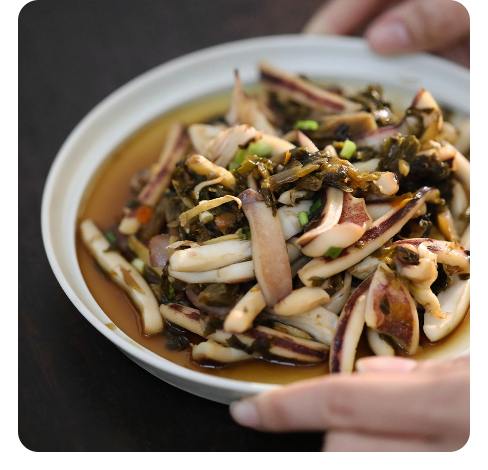 【本真雪菜】传统腌菜 雪里蕻 即食咸菜 下饭烹饪调味 无味精  80克装 x 5包