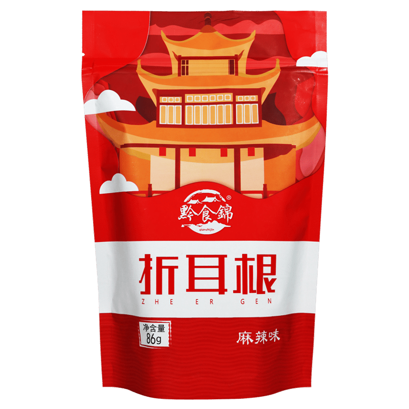 Qianshijin Mala Fried Crispy Fish Root Snack 86 g
