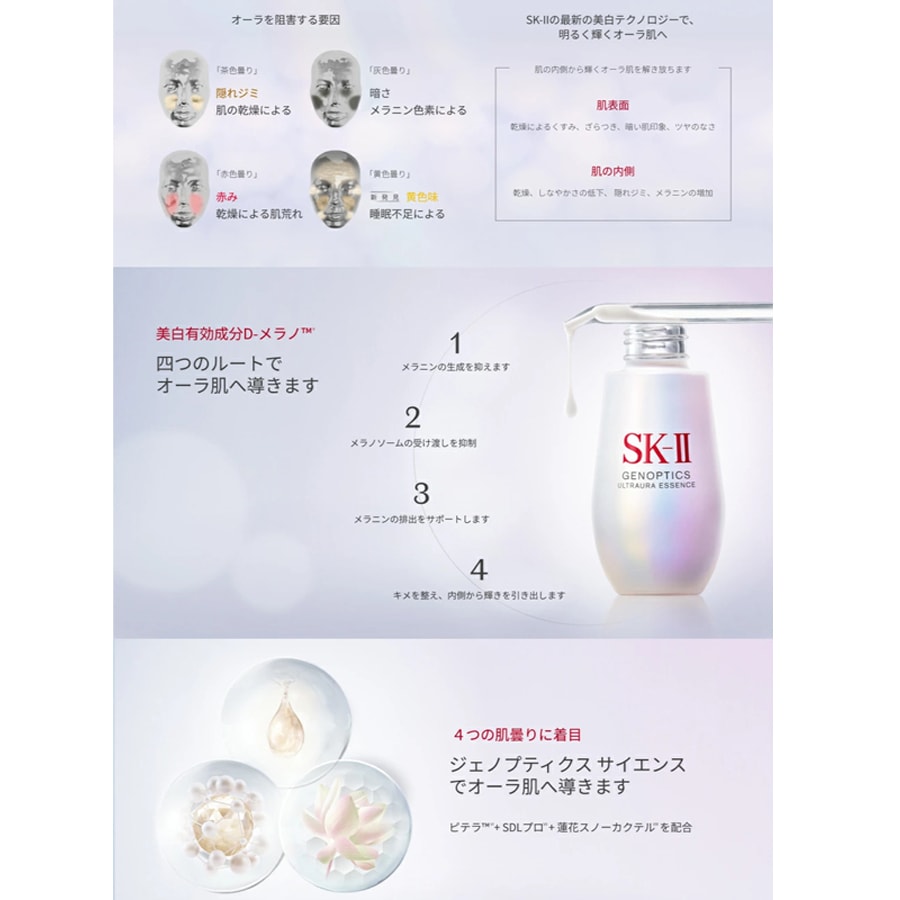 SK-II ジェノプティクス ウルトオーラ エッセンス 50ml - Weee!