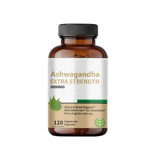 Ashwagandha Extract Veggie Capsules 120ct 1 each