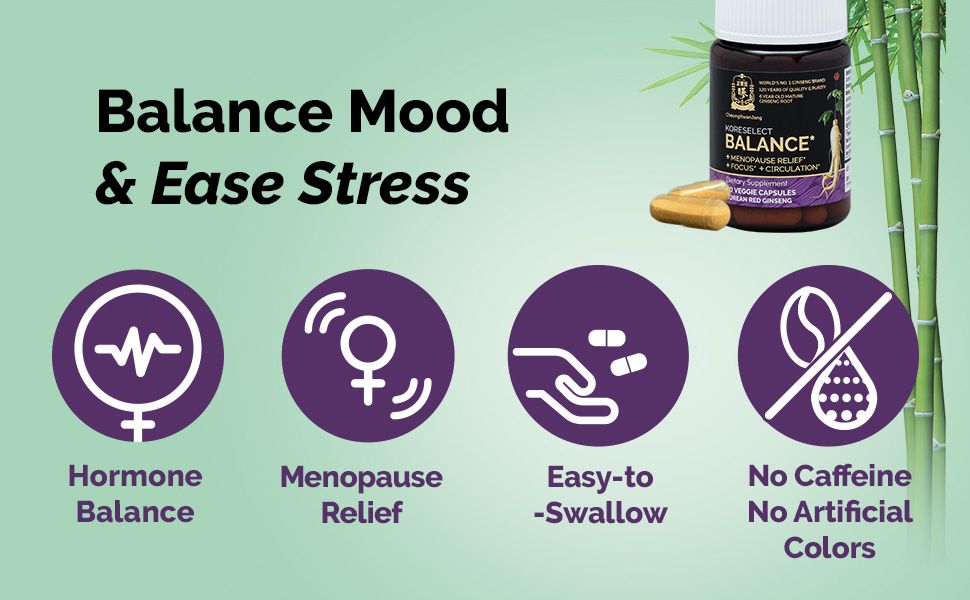 Women's Balance Korean Red Ginseng Capsule Koreselect