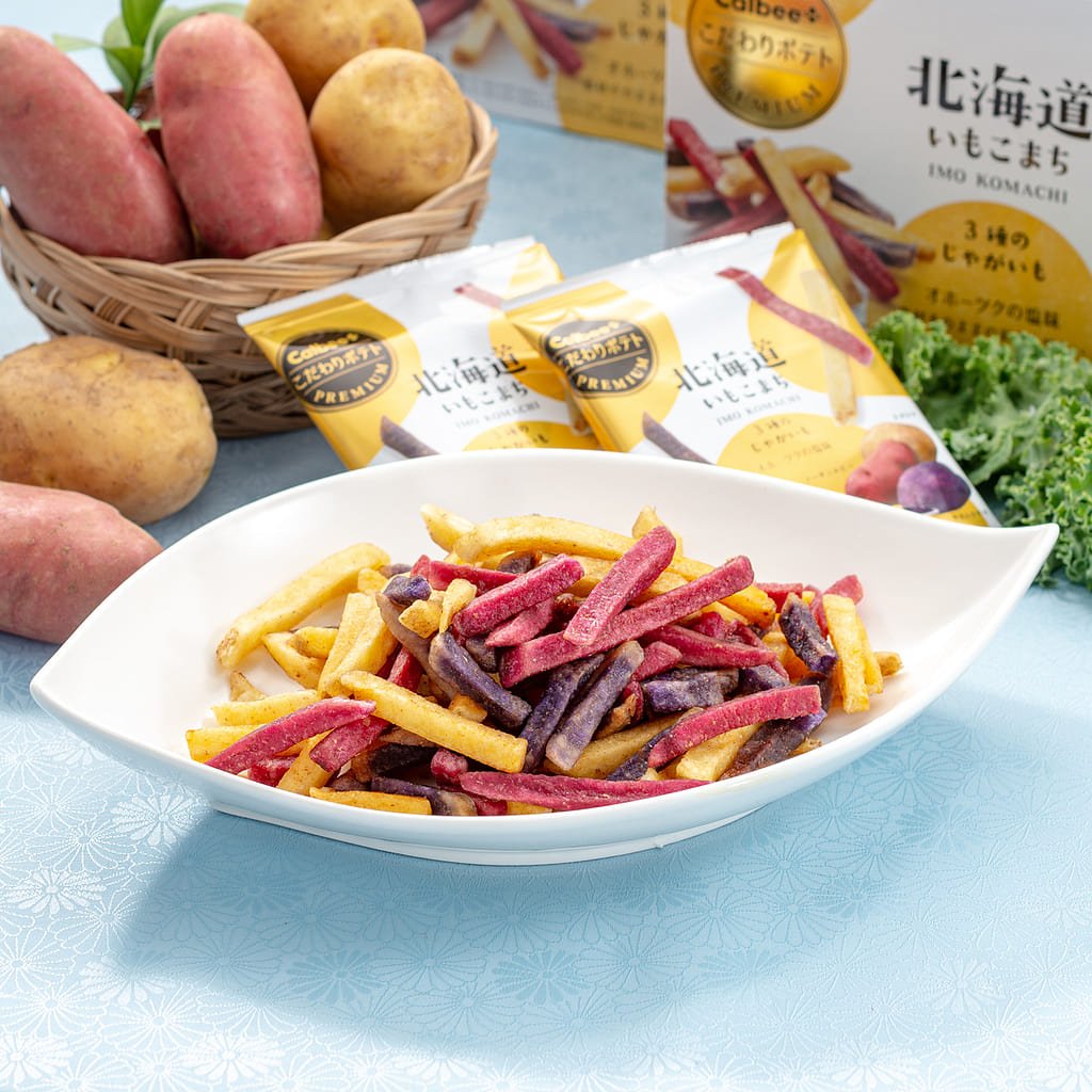 カロバイ CALOBYE Get CALBEE Hokkaido Imo Komachi Potato Fries 8 packs