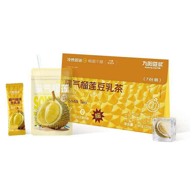 Joyoung Durian Soybean Milk Tea, 1 Bag 7*20g 140 กรัม