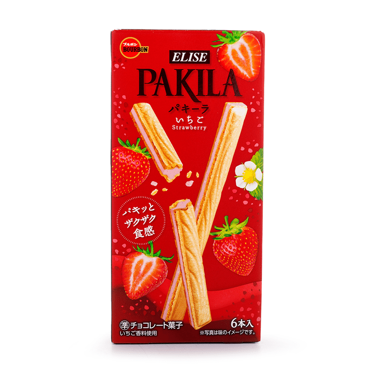 Bourbon パキーラ苺 チョコレート菓子 - Weee!