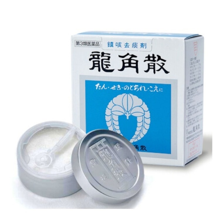 商品详情 - 【日本直邮】龙角散润喉 缓解喉咙痛 镇咳祛痰粉 43g一罐 - image0