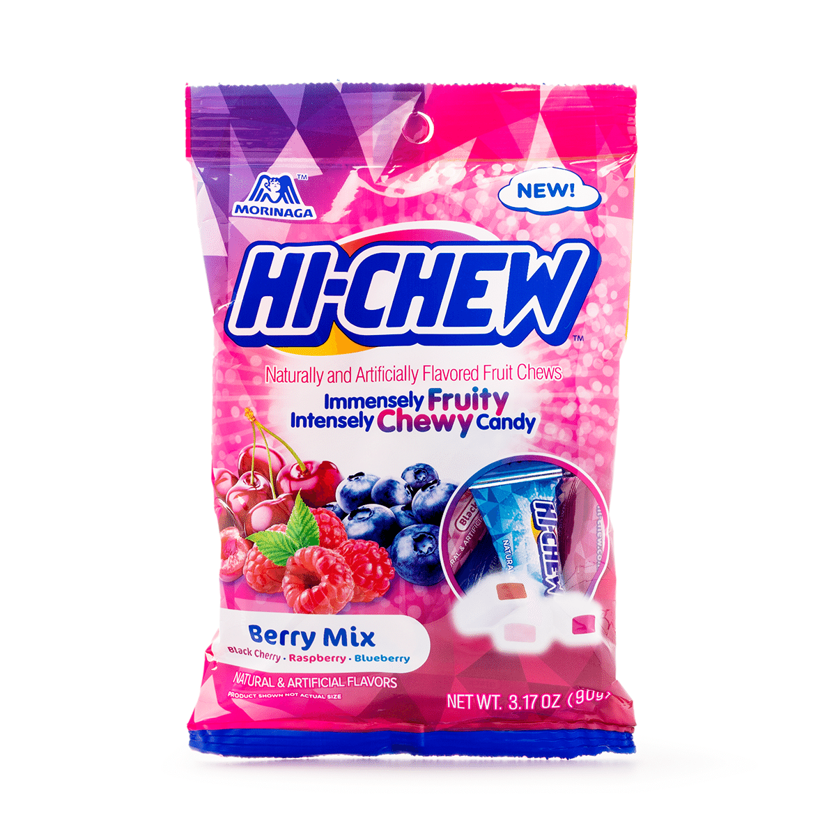 Hi-Chew 베리맛 츄잉캔디 모듬 90 그램