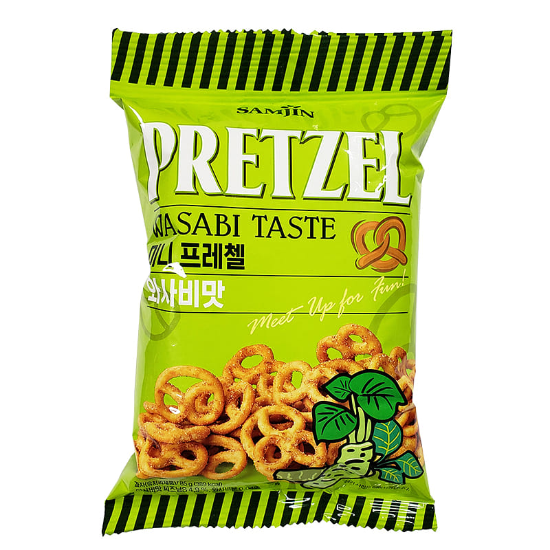 Samjin Mini pretzel wasabi flavor 70g 70 グラム