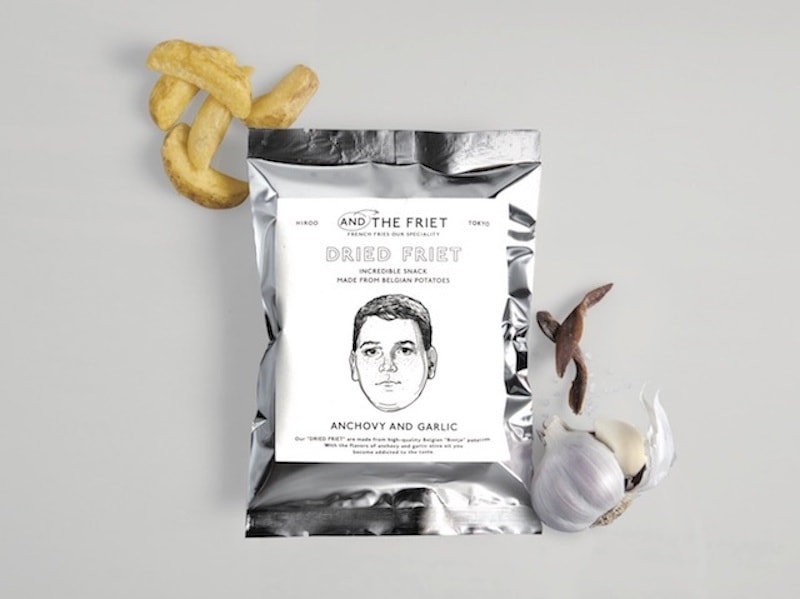 DHL直发【日本直邮】网红最IN薯条 AND THE FRIET 凤尾鱼大蒜口味薯条 60克