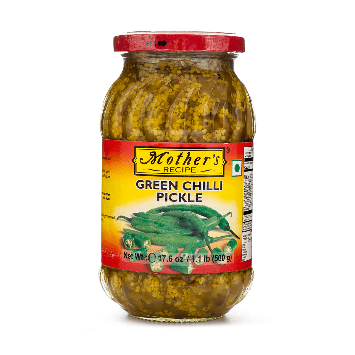 Ớt Xanh Ngâm Chua Mother's Recipe 500 g 17.6 oz