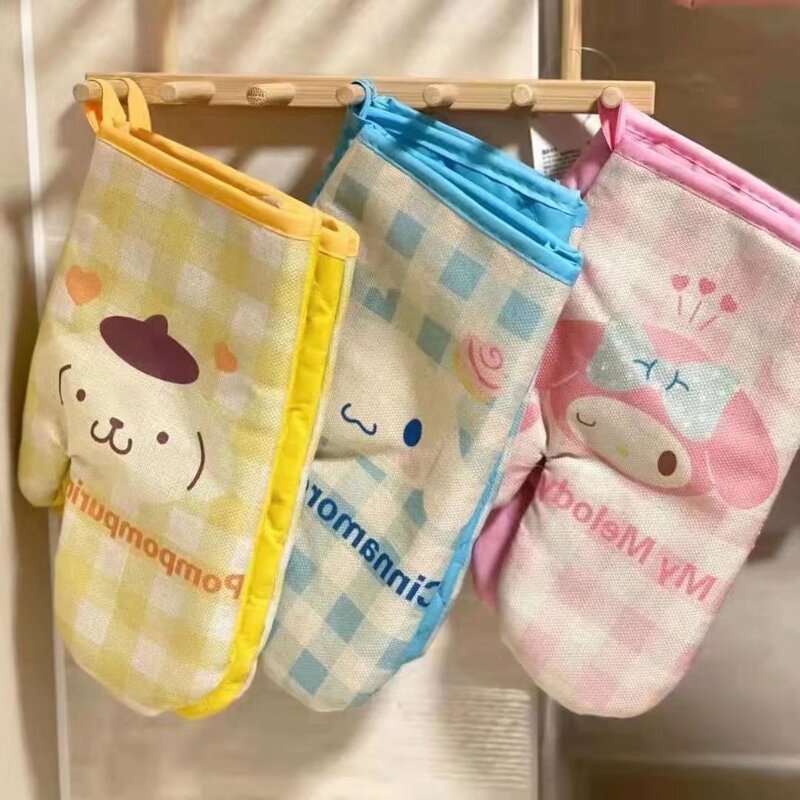 中国 FOXTAIL 三丽鸥隔热手套 加厚耐高温厨房烘焙手套 Hellokitty 一双| *预计到达时间3-4周
