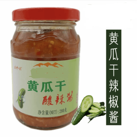 蘑菇风暴 黄瓜干酸辣酱 280克 美国