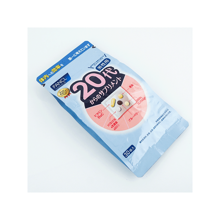 商品详情 - 【日本直邮】日本FANCL 男性20+综合营养包 30袋入 - image4