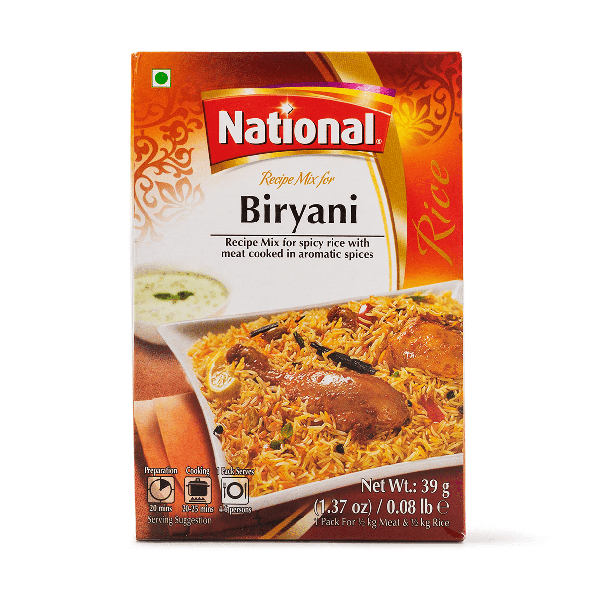 Mezcla de Especias para Biryani, National 1.37 oz