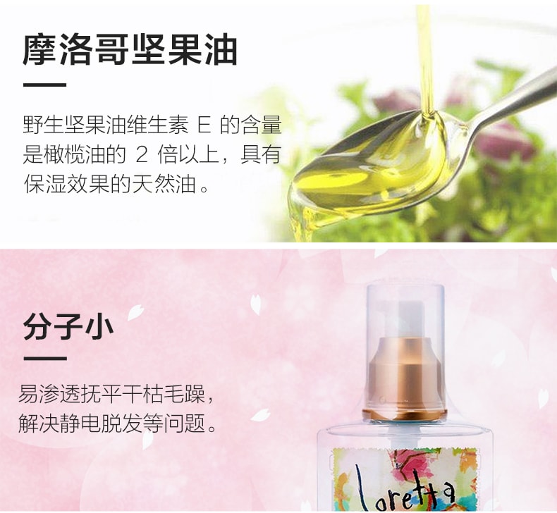 【日本直郵】 MOLTO BENE Loretta洛麗塔玫瑰護髮精油120g