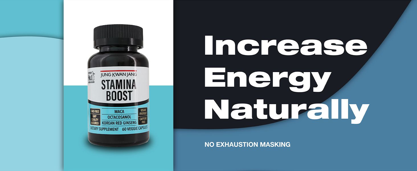 Stamina Boost Maca Octacosanol And Korean Red Ginseng Capsule JungKwanJang