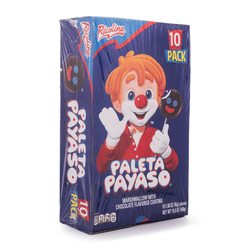 Ricolino Paleta Payaso Chocolate-Covered Marshmallow Candy 450 g