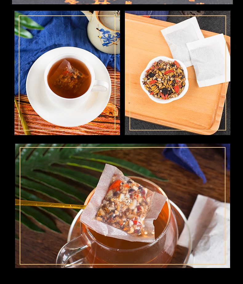 蘑菇风暴 养生茶系列【安神助眠】酸枣仁茯苓茶 30茶包 150克 养生改善失眠多梦质量差 快速袋泡茶