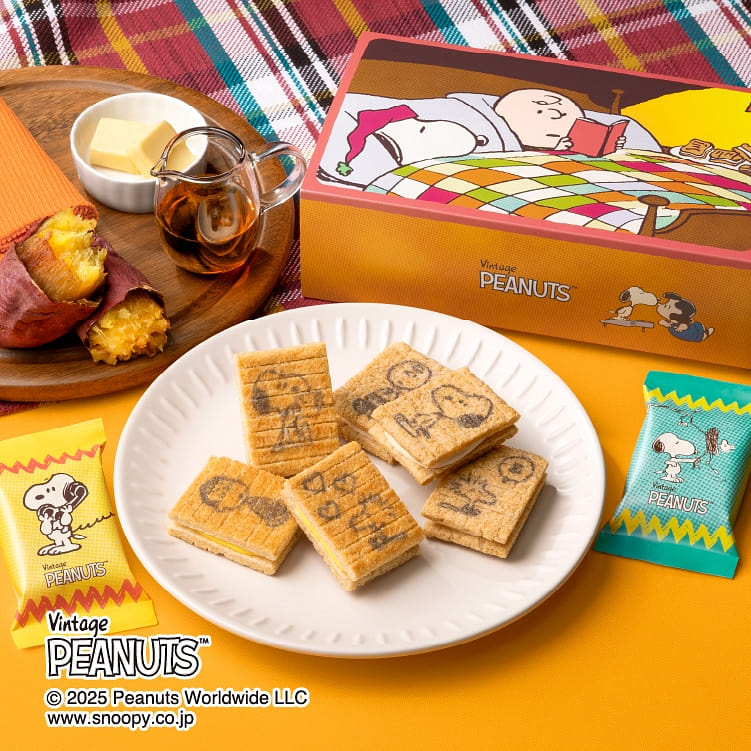 Get SUGAR BUTTER TREE SNOOPY Cookies Assorted 12pcs 1 box