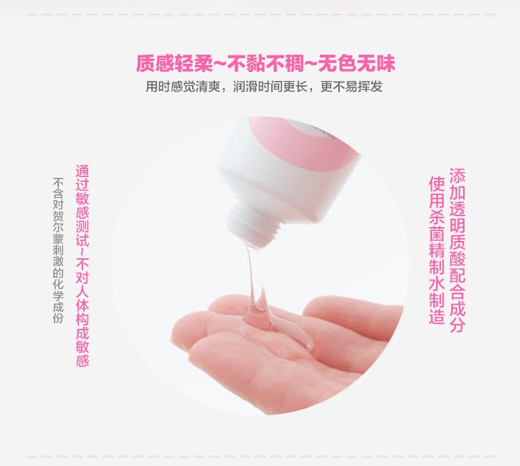【日本直郵】 SAGAMI 相模幸福001潤滑劑水溶性透明酸質潤滑液60g