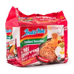 Indomie Migoreng Instant Noodles, Hot and Spicy Flavor 5pk 400 g*6 pack
