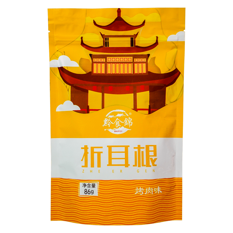 Qianshijin BBQ Fried Crispy Fish Root Snack 86 g