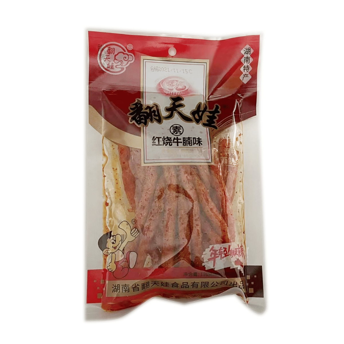 翻天娃 辣条 红烧牛腩味 136 克