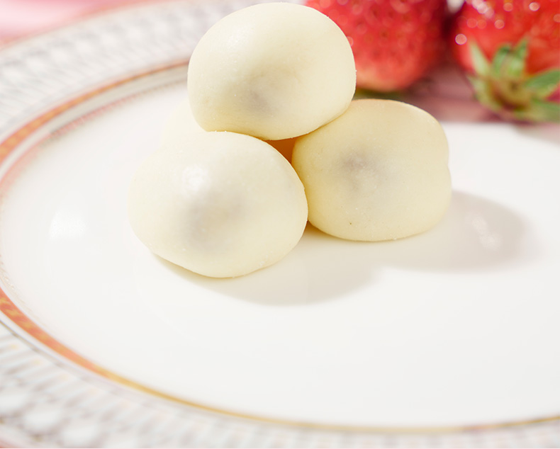 酸酸甜甜【奶香草莓球】 100克 本宫饿了同款 奶枣一样的口味 酸甜奶芙夹心草莓干 蜜饯果干 网红休闲零食