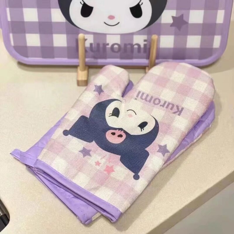 中国 FOXTAIL 三丽鸥隔热手套 加厚耐高温厨房烘焙手套 Hellokitty 一双| *预计到达时间3-4周